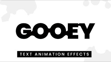 Gooey Text Animation Effects using Html CSS | Gooey Text Effects