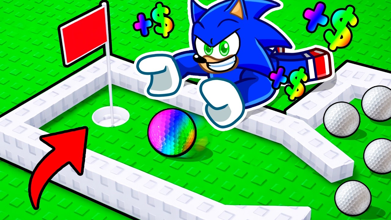 Construí un MINI GOLF para hacerme Millonario en Roblox...