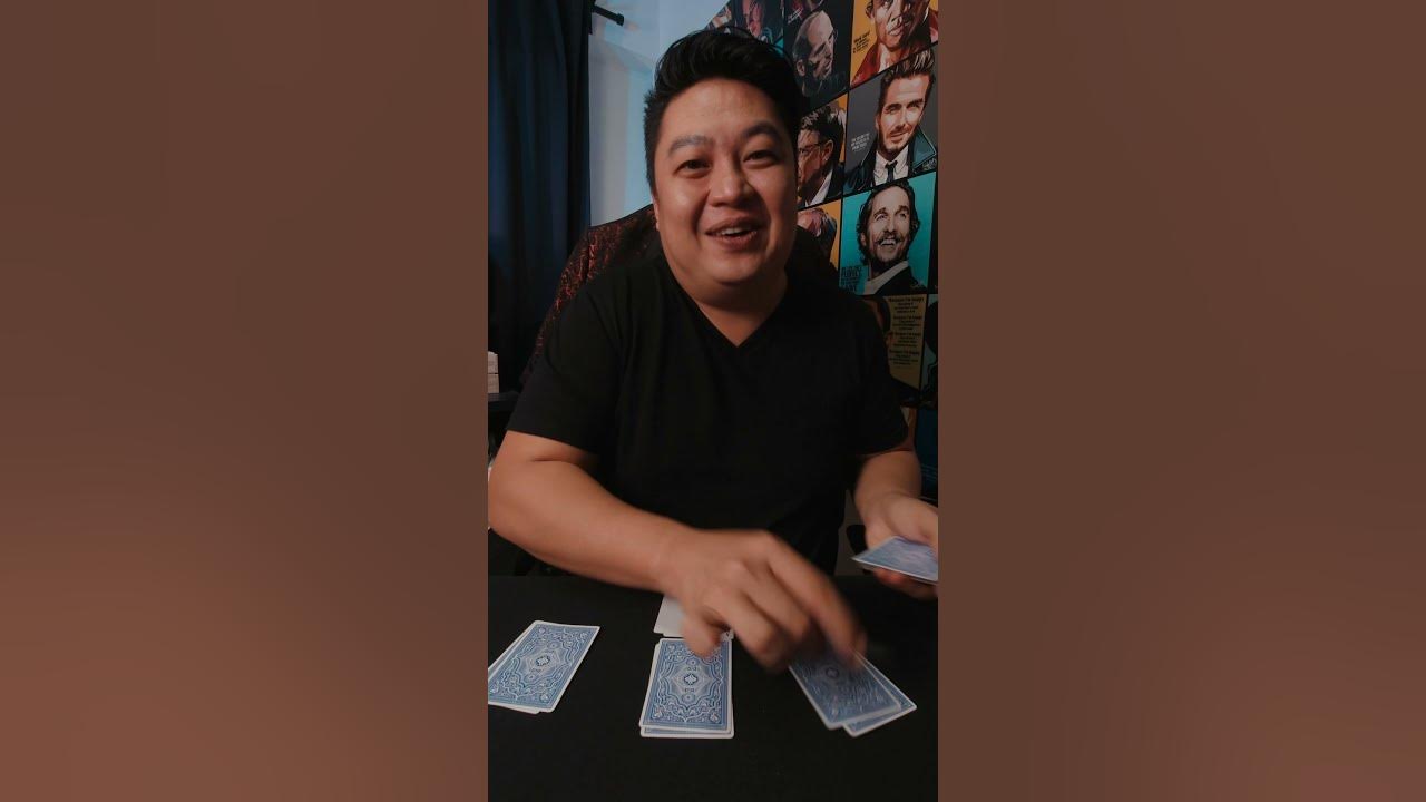 Card Cheating Technique The Bottom Deal (Face Up) #Shorts