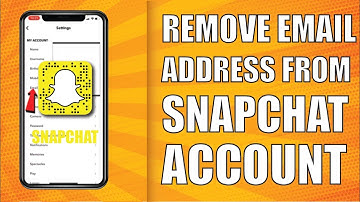 Snapchat Tutorial  How to Remove Email Address From Snapchat Account