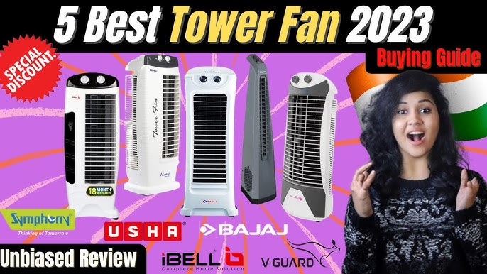 Bajaj Snowvent Blue-Turquoise Tower Fan, Tower & Lifestyle Fans, Fans, Home Essentials