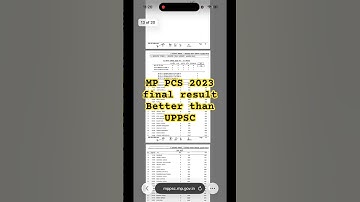 Mppcs 2023 final result , what’s better than uppsc . Download result