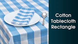 Buffalo Plaid Tablecloths | All Cotton and Linen