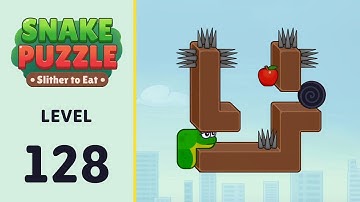 Snake Puzzle: Slither to Eat Level 128
