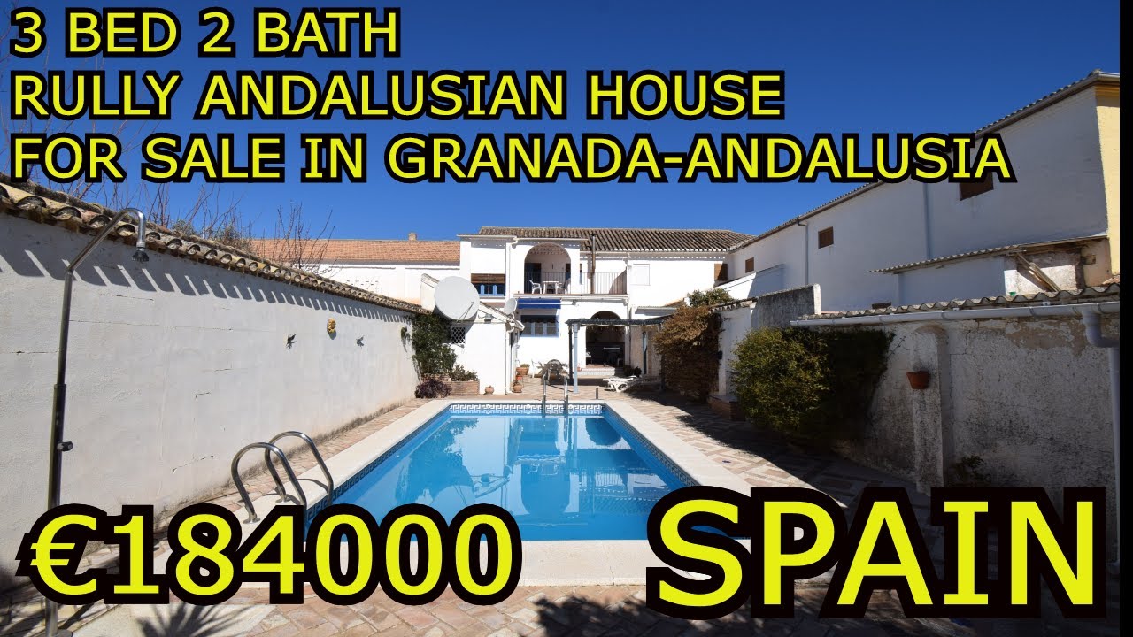 TRULLY ANDALUSIN HOUSE FOR SALE with PATIO & pool, FOR SALE in Granada