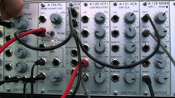 Doepfer A196 PLL- Experiments with the Phase Locked Loop- Basic Patching Pt. 2 "PLL Arabesque" Cont.