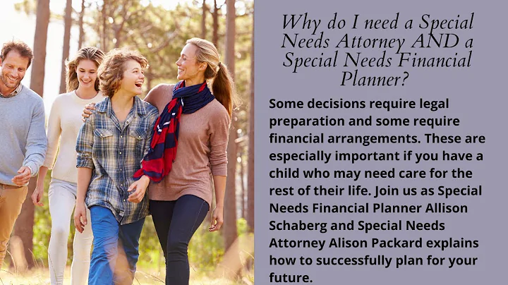 Why do I need a Special Needs Attorney AND a Speci...