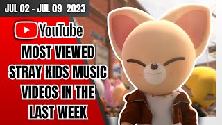 [TOP 20] MOST VIEWED STRAY KIDS MUSIC VIDEOS IN THE LAST WEEK | JULY 02 – JULY 09 2023