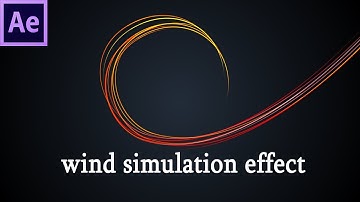 Wind simulation effect use Motion Path Particular in After Effects - 31