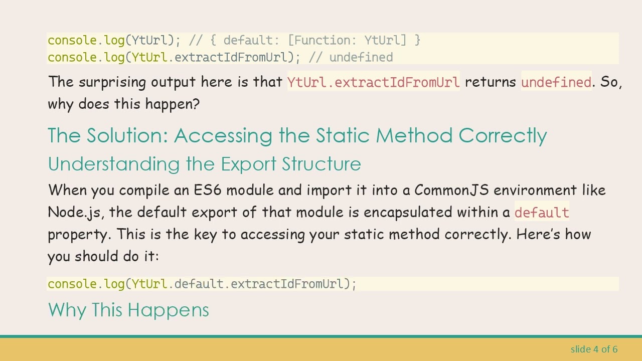 Resolving undefined Static Methods in Babel 7 ES6 Modules