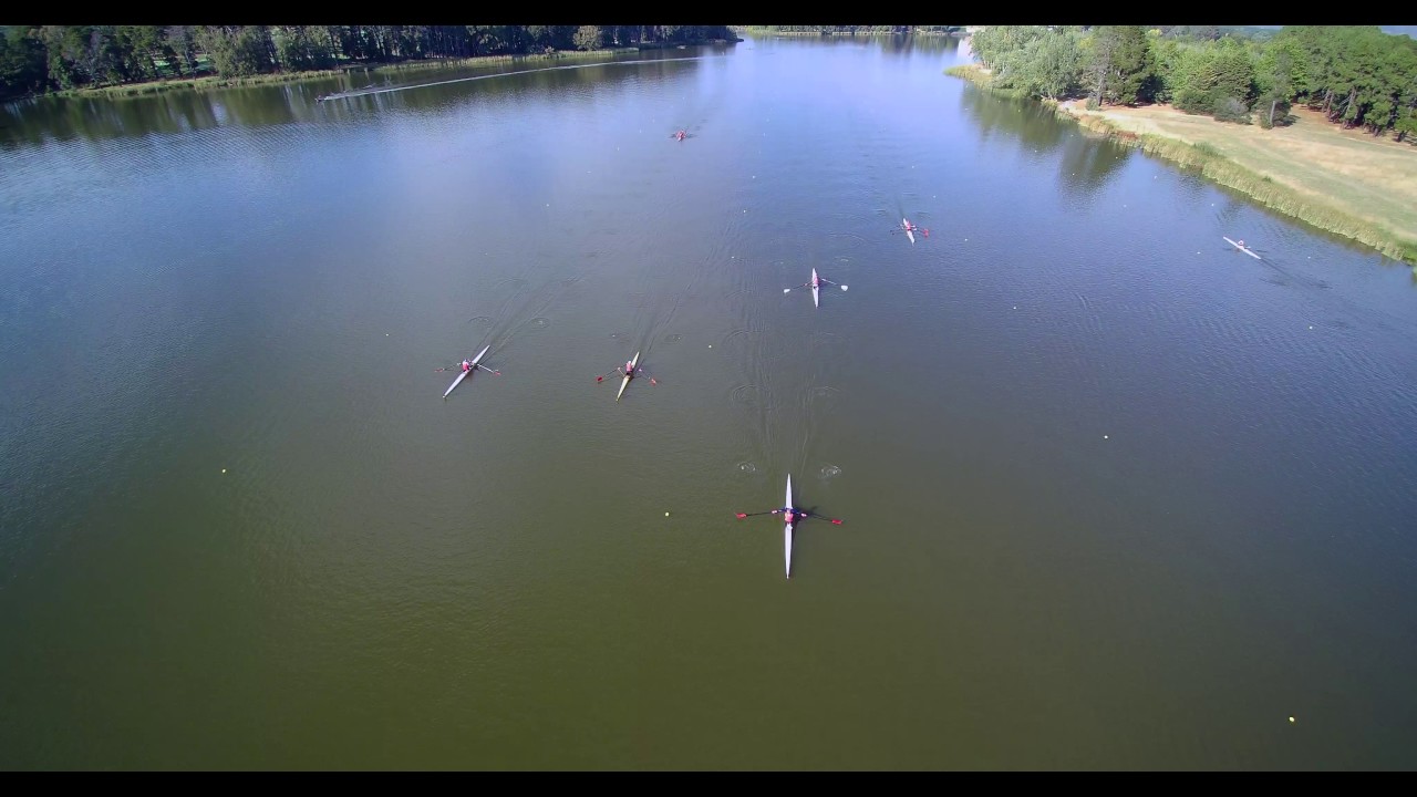 Fleet on LBG rowing course