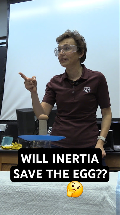 SMACK an egg! Will inertia save it? 😱 #shorts #DrTatiana