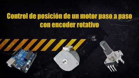 Control de posición de un Motor PAP con encoder rotativo