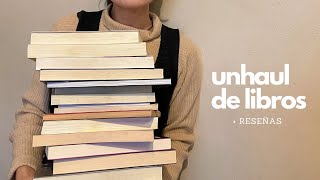 Mi primer unhaul de libros + mini reseñas