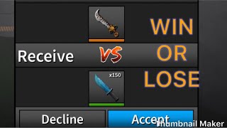 TRADING LORD SINISTER FOR 150 ICICLES(ROBLOX ASSASSIN)