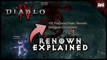 DIABLO IV RENOWN SYSTEM BENEFITS ALL CHARACTERS