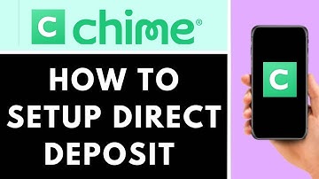 HOW TO SETUP DIRECT DEPOSIT ON CHIME | QUICK AND EASY GUIDE