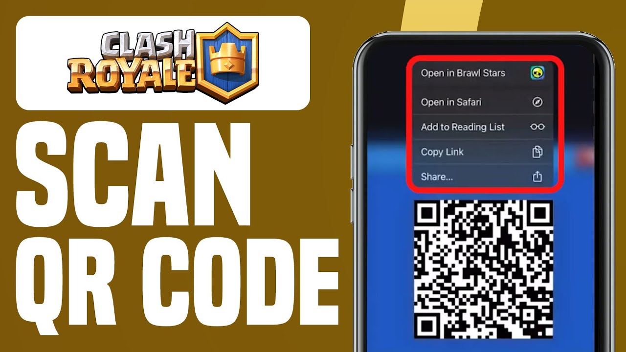 How To Scan QR Codes In Clash Royale (EASY!)