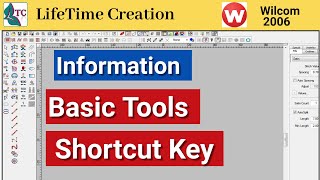 Wilcom Software 2006 | Basic Tools And Shortcut Key Information Part-1| Machine Embroidery Design screenshot 5