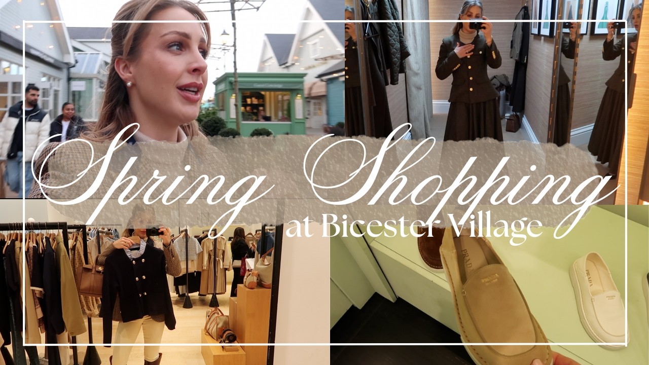 COME SHOP WITH ME AT BICESTER VILLAGE | EARLY SPRING STAPLES & RALPH LAUREN OUTFITS