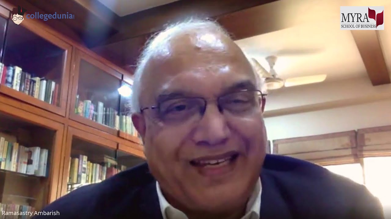 Dr. Ramasastry Ambarish, Dean, MYRA School of Business - YouTube