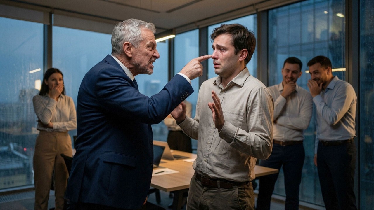 Arroganter Chef demütigt Praktikant vor allen... Dann bereut er ALLES!