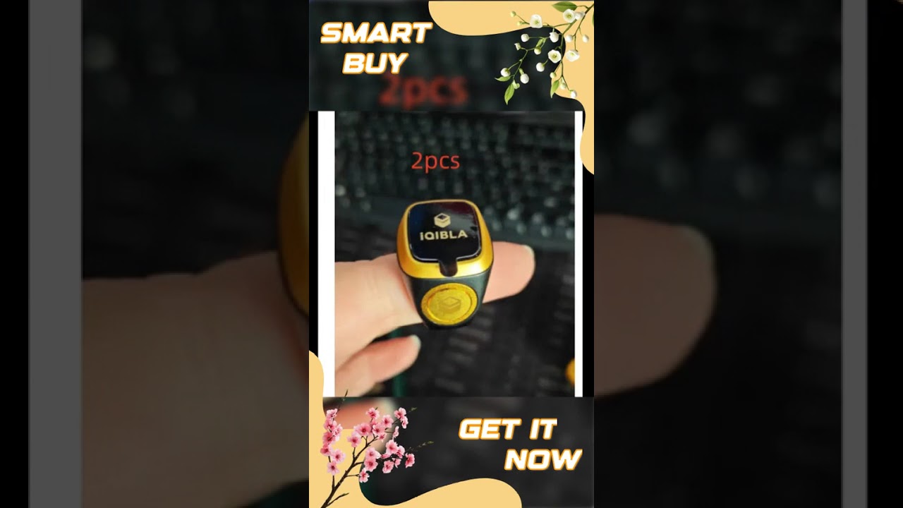 Digital Smart Ring Tally Counter Time Reminder Bluetooth-compatible For Meditation Yoga Relieve T...