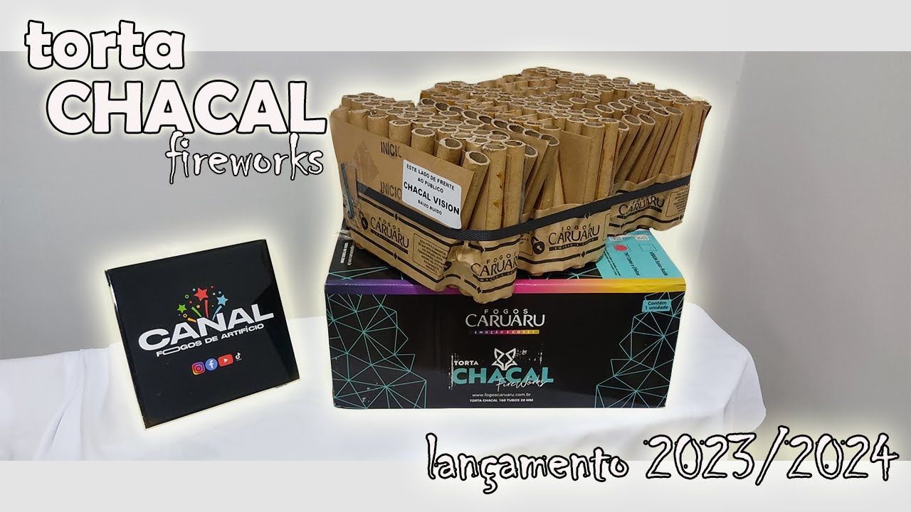 CONHEÇA TUDO SOBRE A TORTA CHACAL FIREWORKS! O MAIS NOVO LANÇAMENTO DA FOGOS CARUARU!