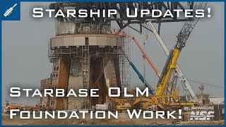 SpaceX Starship Updates! Starbase Orbital Launch Mount Foundation Work! TheSpaceXShow