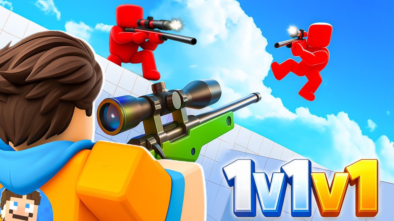 Jag Testar 1v1v1 i Roblox Rivals