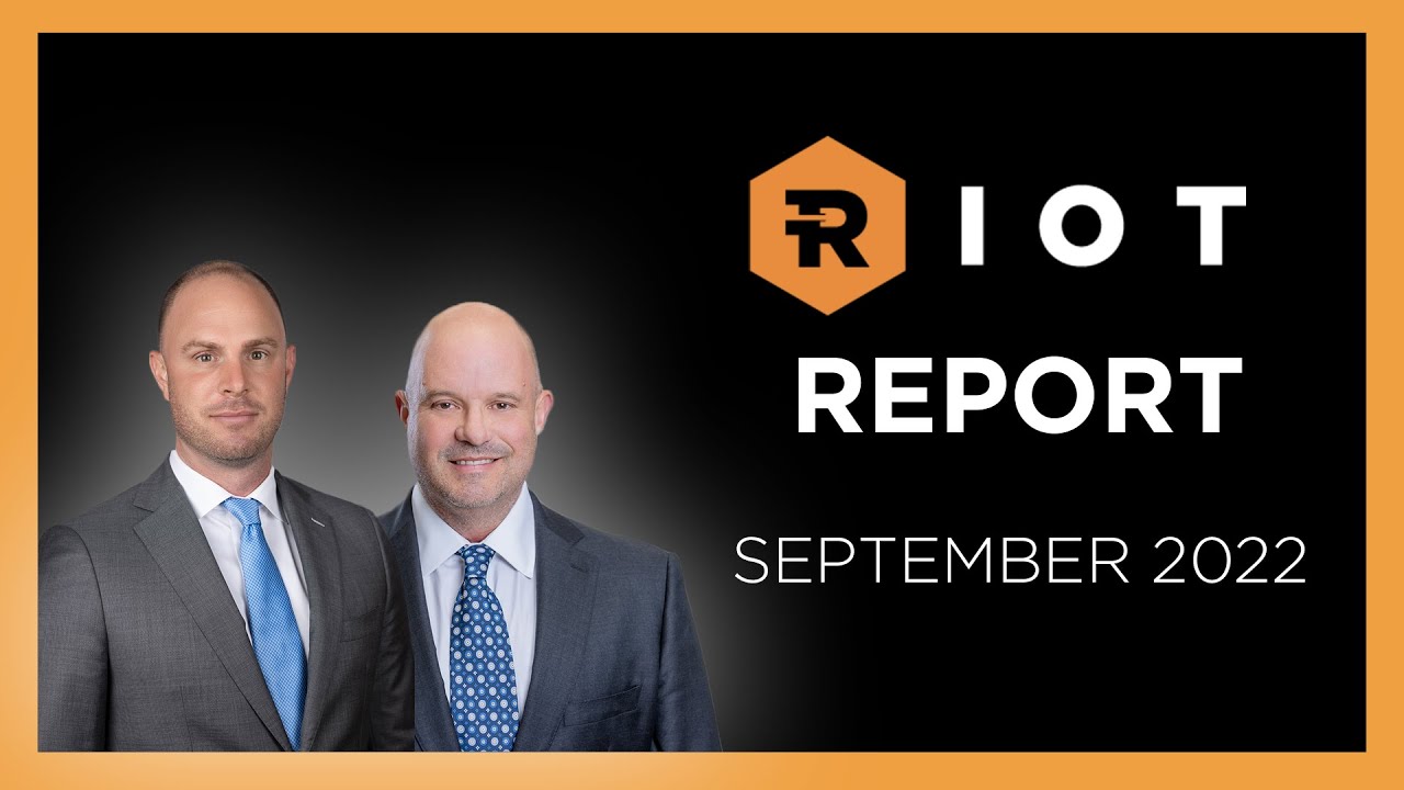 Riot Report | September 2022 Operations Updates