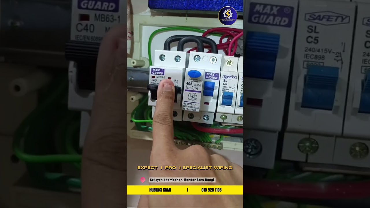 Pakar Elektrik : RCCB MAIN SWITCH TERBAKAR PUNCA RUMAH BLACKOUT