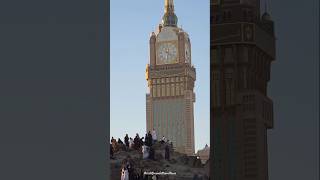 Makkah Clock Tower View 🕋✨ | Beautiful Haram Scene 🤍 #Shorts