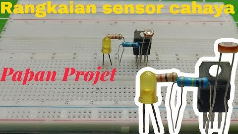 🔵Rangkaian sensor cahaya Tip41c