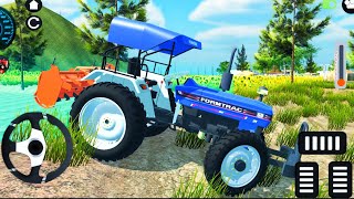 Farmtrac 60+rotawaiter in game 🚜Indian Tractor Simulator 2 🚜 |Tractor Driving Simulator Gameplay#229 screenshot 1