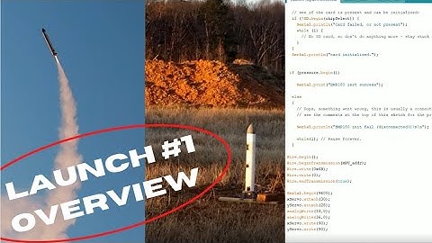 Launch 1 Overview | TVC Model Rocket