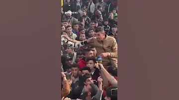 Palestinians In Gaza Chant For Wael Dahdouh 