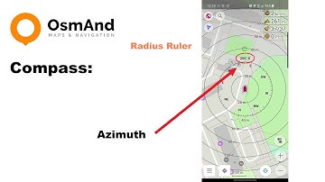 Radius Ruler tool for OsmAnd (Android)