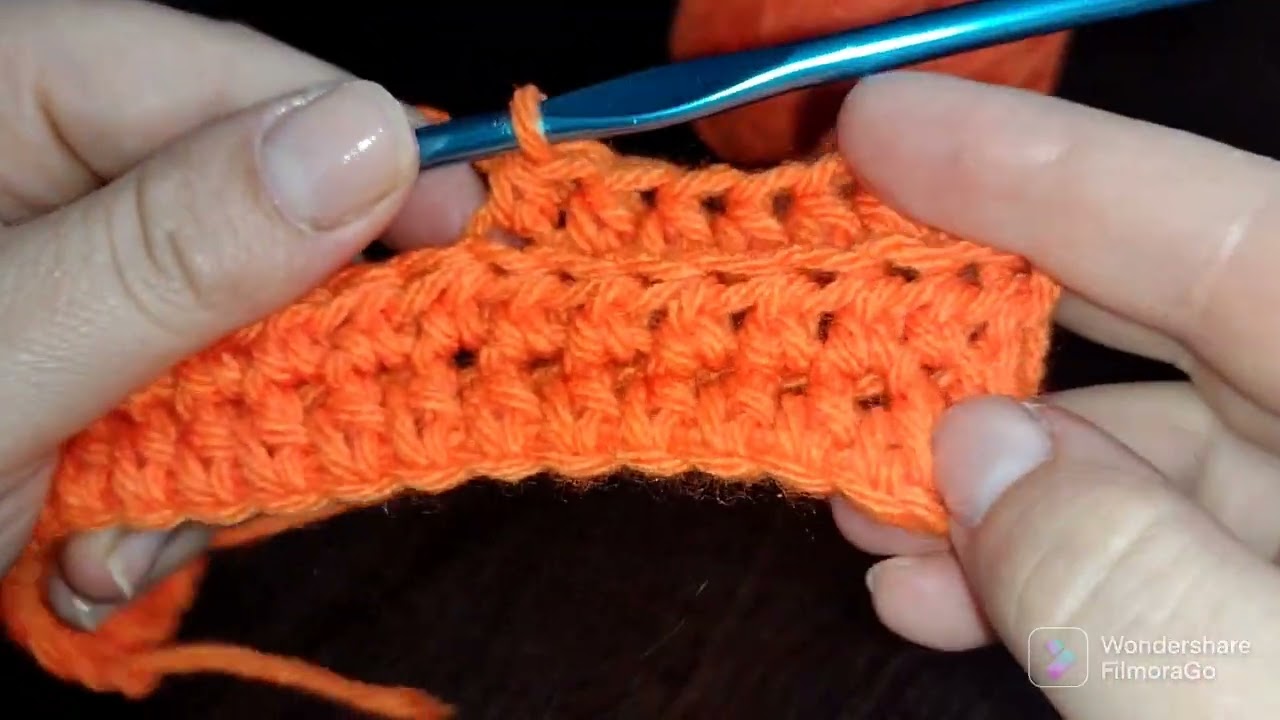 Cómo tejer falso punto inglés en crochet? ( forma l)