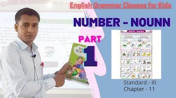 Class 3   English Grammar I Number Noun I Chapter -1 (Part -1) I Arya Vidyapith School Motihari