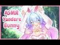 [ASMR 3Dio] Yandere Bunny Keeps You To Herself ❤️ You're mine forever...