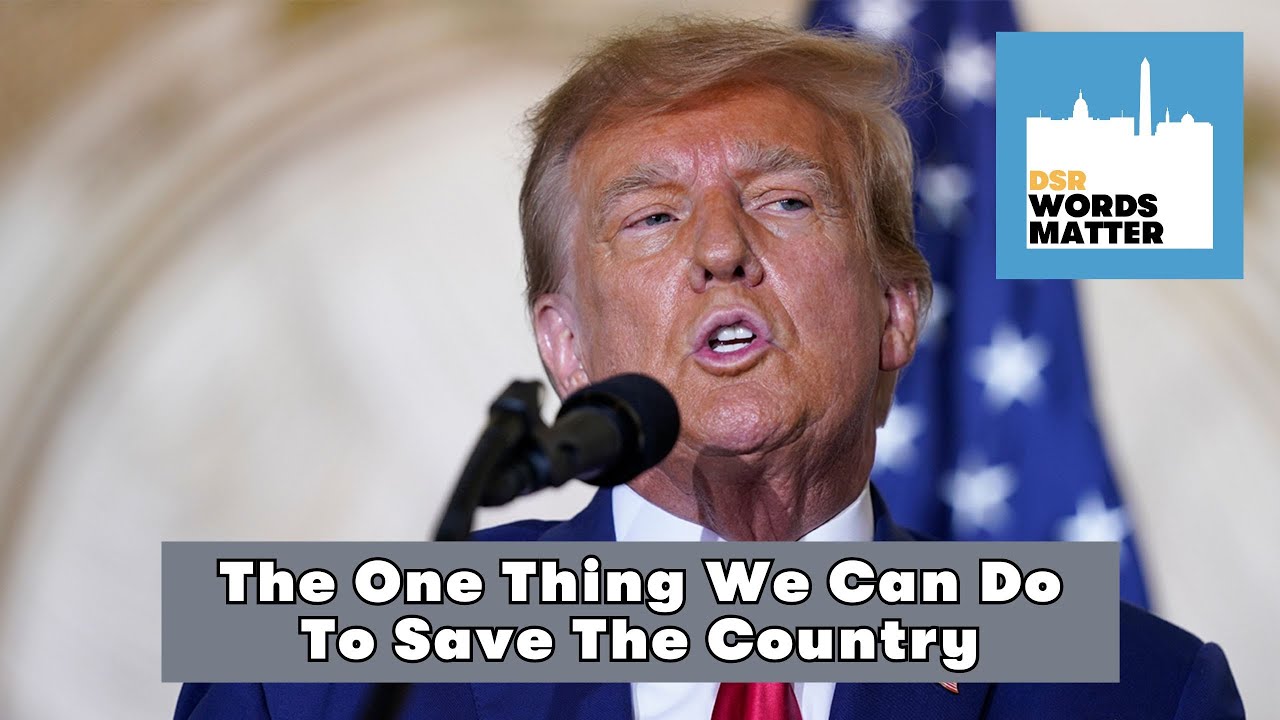 The One Big Thing We Need to Do to Save the Country