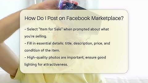 How Do I Post on Facebook Marketplace? - Talking Tech Trends
