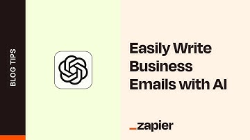 Zapier Automation and AI Synergy: Easily Write Business Emails with ChatGPT