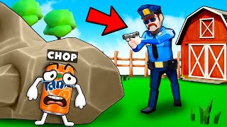 PEEKABOO CHOP HIDES BEHIND ROCKS AS A SEEKER BUT STILL LOOSES screenshot 1