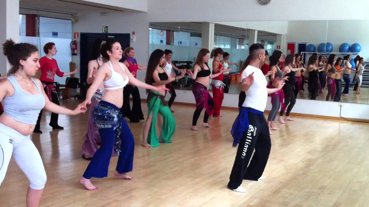 Bellydance Workshop with Zadiel in Spain June 2012 | Choregraphie to Latin Tabla Solo by Zadiel