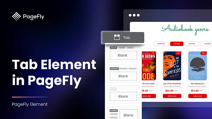 Enhance Your Shopify Website with Tab Content Element in PageFly