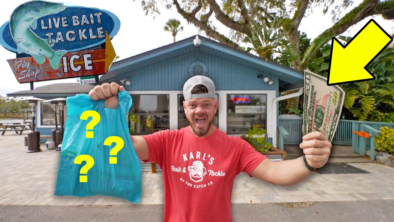 50 Bait & Tackle Store Budget Fishing Challenge! YouTube