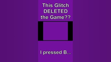 This EarthBound Glitch DELETED The Game?!? #Shorts