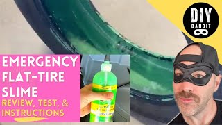 🍒 Does Emergency Flat Tire Puncture **Slime Sealant** Really Work?➔ Review, Test, and Instructions